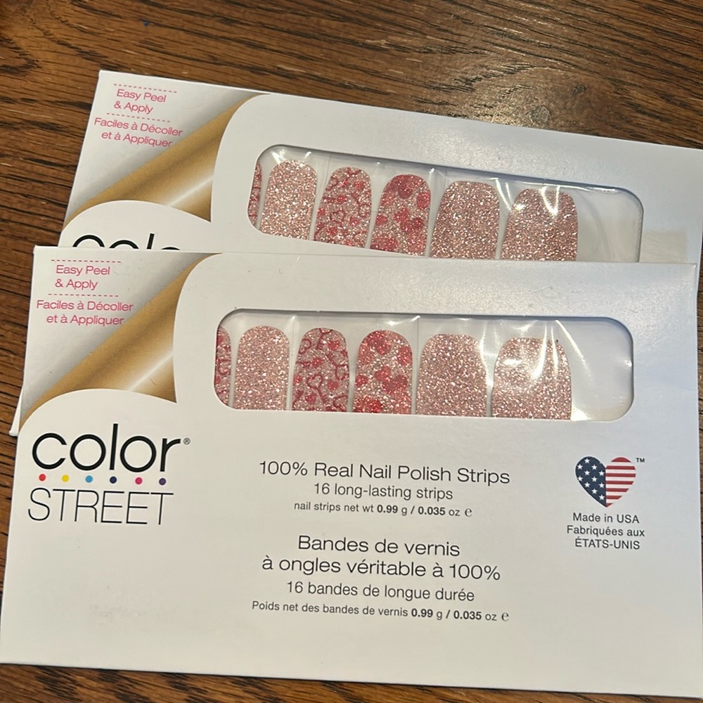 It’s a keeper valentine heart color street nails